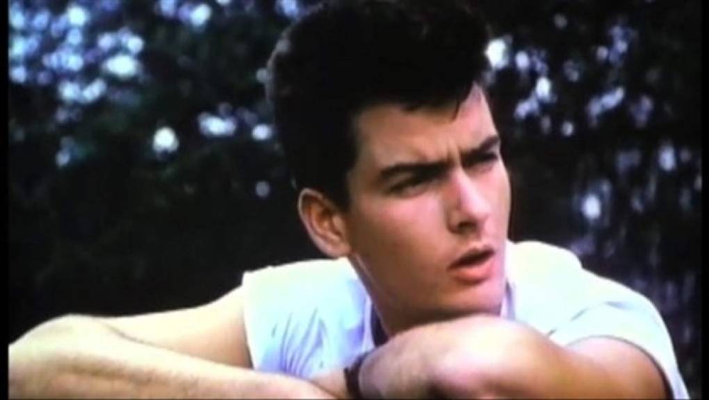 Charlie Sheen en 'The Boys Next Door' (1985).