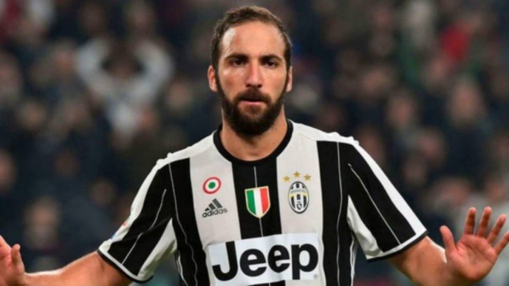 Gonzalo Higuaín: El West Ham de Inglaterra y la Roma han entrado en disputa por el fichaje del delantero argentino, cuya ficha le pertenece a la Juventus.