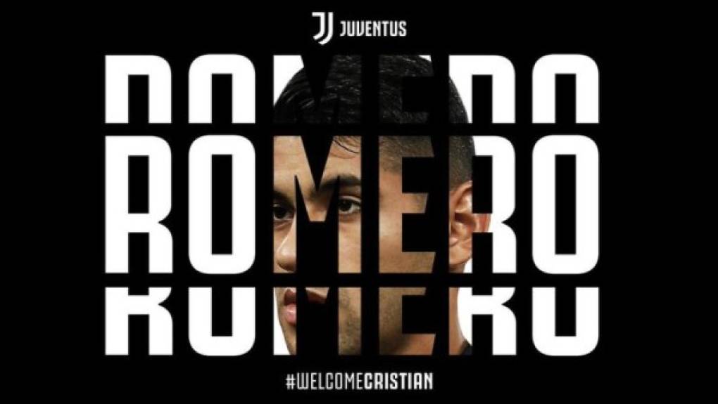 La Juventus de Turín ha llegado a un acuerdo con el Génova para la adquisición de Cristian Romero, con el cual firmó un acuerdo hasta el 30 de junio de 2024
