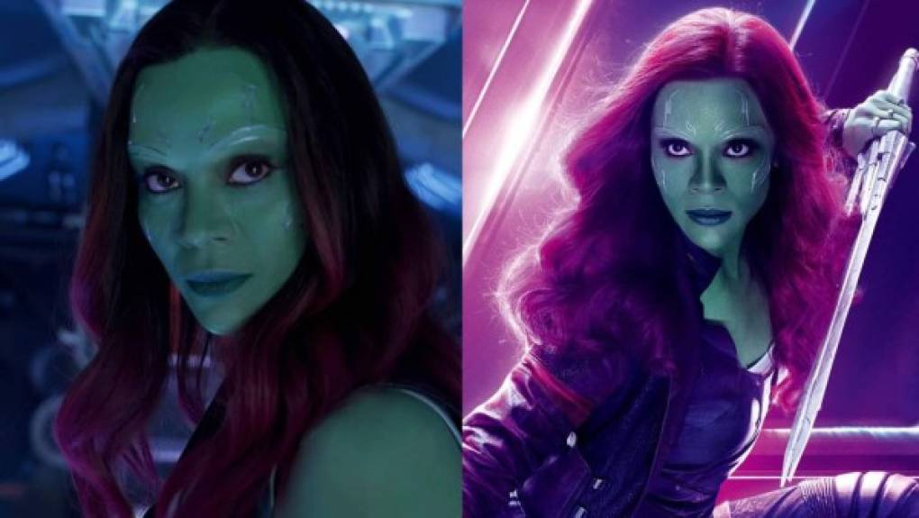 La integrante de los Guardianes de la Galaxia Gamora (Zoe Saldana) muere a manos de Thanos por la Gema del Alma.<br/><br/>