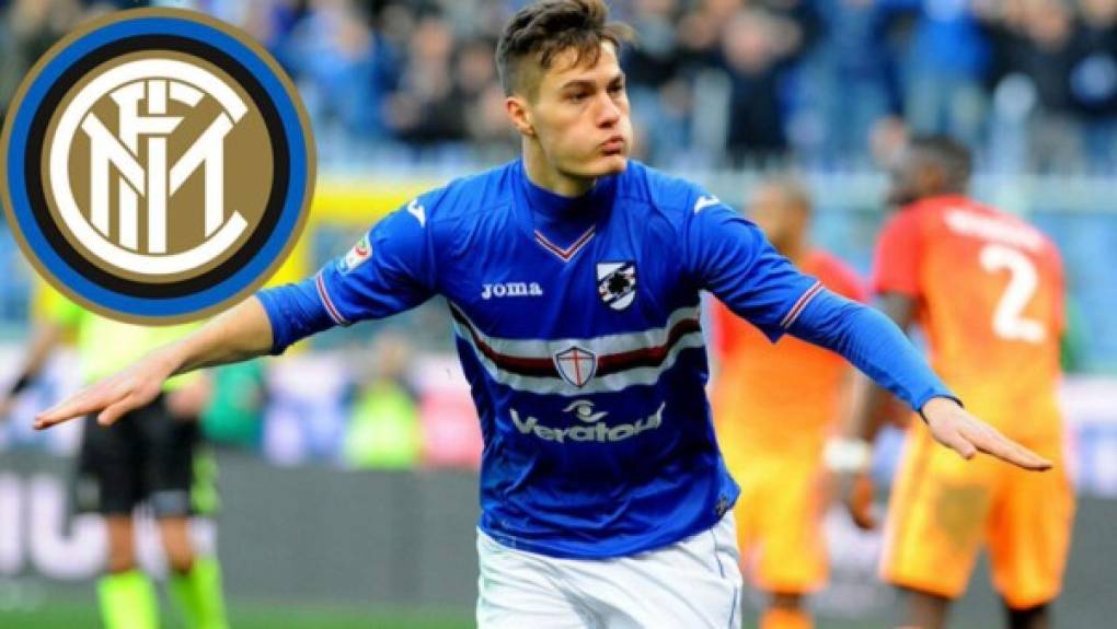 Patrik Schick:El delantero checo dejaría a la Sampdoria y en las próximas horas se convertirá en nuevo jugador del Inter de Italia.