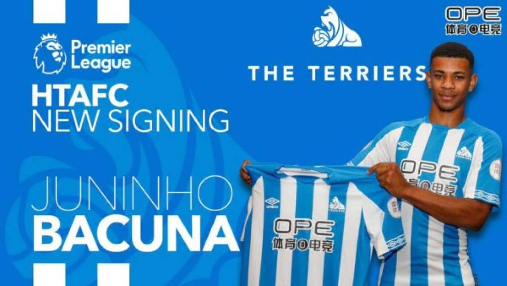 OFICIAL: Juninho Bacuna es nuevo jugador del Huddersfield Town. Llega procedente del FC Groningen a cambio de £2m.