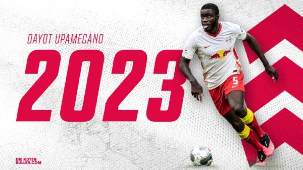 El Leipzig alemán ha anunciado este viernes la renovación de contrato del joven defensa francés Dayot Upamecano, que ha firmado un nuevo contrato hasta junio de 2023.<br/><br/>Upamecano, de 21 años, es una de las piezas fundamentales del equipo alemán, clasificado para cuartos de final de la Liga de Campeones. Con esta renovación, el zaguero acalla los rumores de posible fichaje por algún gran club europeo este verano.