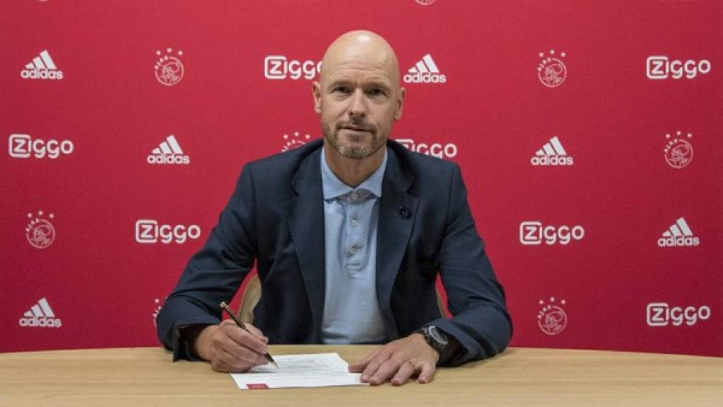 El Ajax de Amsterdam ha anunciado la renovación hasta 2022 de su entrenador Erik Ten Hag tras completar una gran temporada en la que el equipo holandés ganó la Eredivisie y se plantó en semifinales de la Champions.