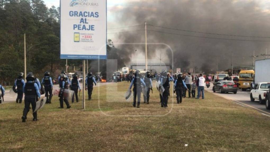 La manifestación supuestamente es contra del Gobierno del presidente Juan Orlando Hernández.