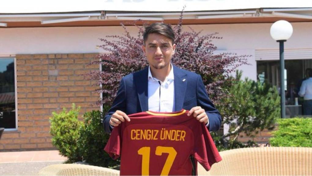 OFICIAL. El centrocampista turco Cengiz Under, de 20 años, ha sido traspasado del Istanbul Basaksehir a la Roma, a cambio de 13,4 millones fijos y 1,5 variables.