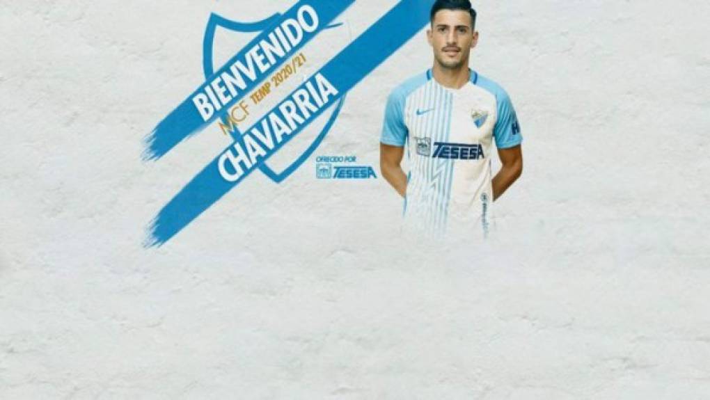 El Málaga ha fichado al delantero argentino Pablo Chavarría. Firma hasta el final de temporada.