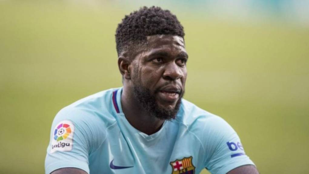 Samuel Umtiti: Ha venido a la baja y es otro de los que aparece en la lista de los jugadores que sería usado como moneda de cambio en Barcelona.