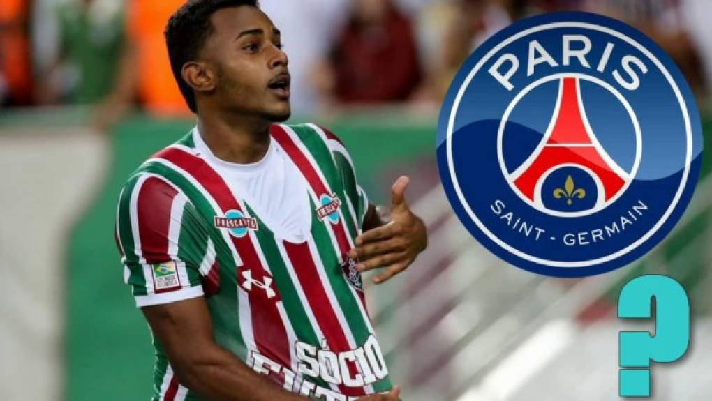 Wendel: mediocentro brasileño de 20 años que milita en el Fluminense, sería el próximo fichaje del PSG. El club parisino pagaría 10 millones de euros más un bonus de 1 millón para incorporar al joven futbolista.