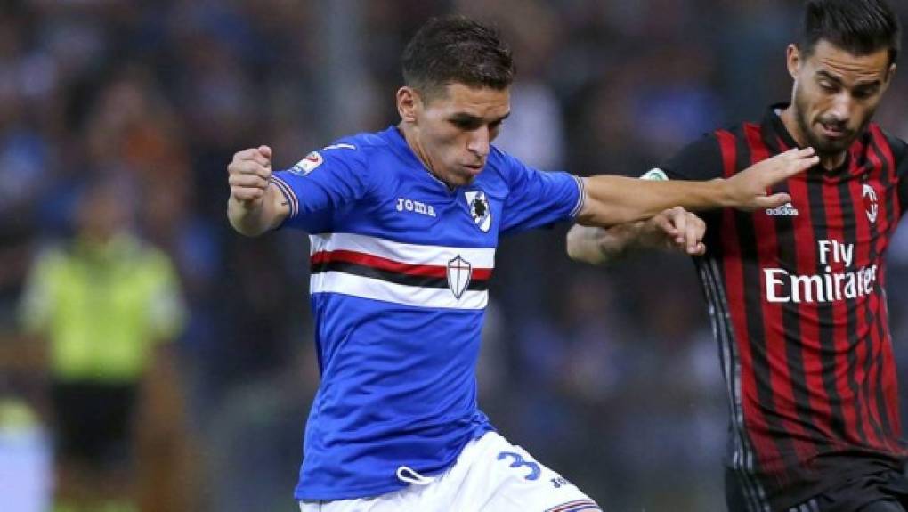 El Arsenal cierra el fichaje del mediocentro uruguayo Lucas Torreira, de 22 años y que llega al Emirates a cambio de 30 millones de euros, firmando para las próximas cinco temporadas. Este año ha hecho una gran temporada en la Sampdoria y se lo rifaban, gran fichaje para Emery. Foto AFP