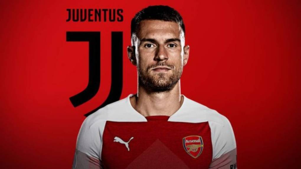 Aaron Ramsey: El mediocampista galés ya se conocía que no iba seguir en el Arsenal ya que fue fichado por la Juventus de Italia. El club inglés confirmó su adiós.