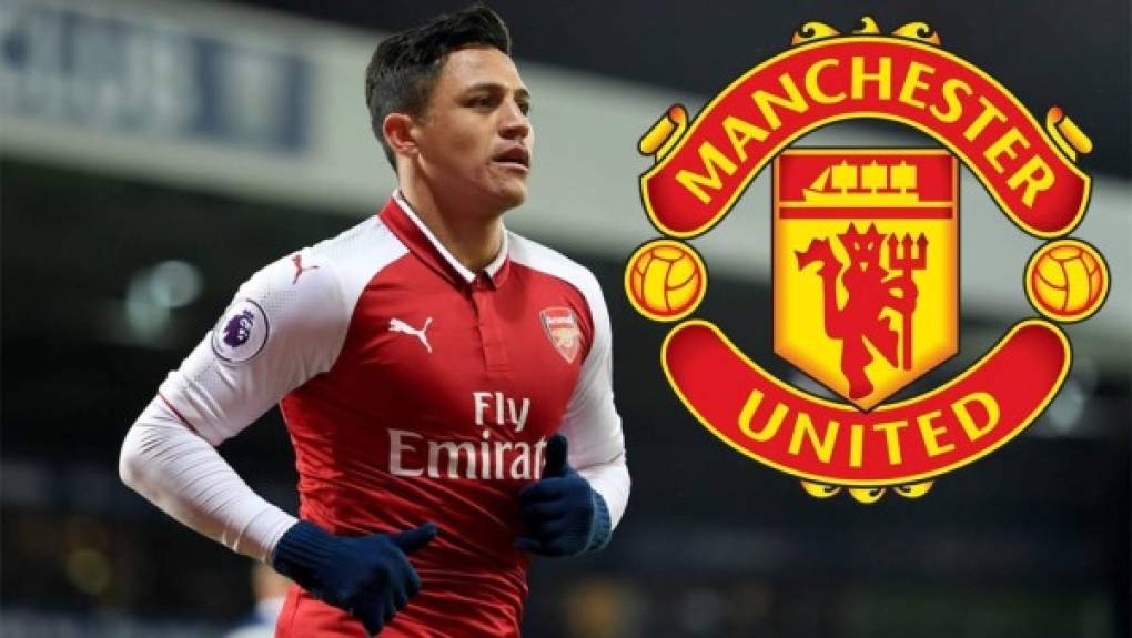 Alexis Sánchez llegará a Manchester el miércoles por la noche para un reconocimiento médico en el campo de entrenamiento Carrington de los 'Diablos Rojos', para completar su contrato de intercambio con el Arsenal, y el técnico del United, José Mourinho, declaró: 'Creo que vamos a tener éxito'. El internacional de Chile usó Instagram para mostrarse a punto de tomar un avión privado hacia Manchester antes de su examen médico.