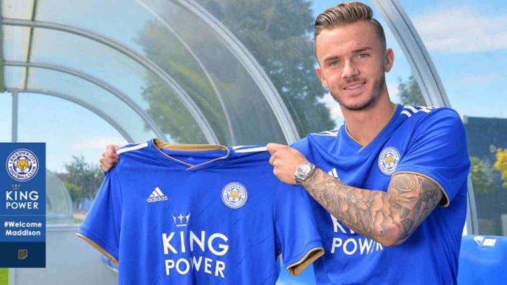 El Leicester City ha confirmado la incorporación del centrocampista James Maddison, que llega procedente del Norwich City y firma por cinco temporadas.