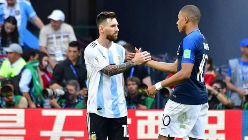 El propio Messi reconoció que sus hijos sienten admiración por el francés Mbappé, quien le ganó el duelo en el mundial de Rusia 2018.