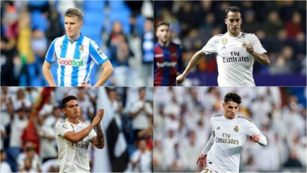 Los cuatro futbolistas que Real Madrid le ha ofrecido al Manchester United son: Odegaard, Lucas Vázquez, James Rodríguez y Brahim Díaz. El club blanco se los dará al cuadro inglés a cambio de tener a Pogba.<br/>