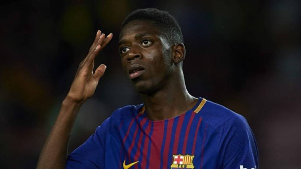 9. Ousmane Dembélé del Barcelona - 400 millones de euros.