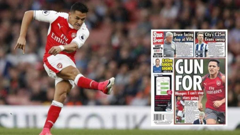 Arsene Wenger ha confirmado a Daily Star que Alexis Sánchez puede abandonar el club gunner y poner rumbo a Manchester, más en concreto al City de Pep Guardiola. No solo eso, tampoco dejó clara la continuidad de Oxlade-Chamberlain, que puede marcharse al Chelsea.