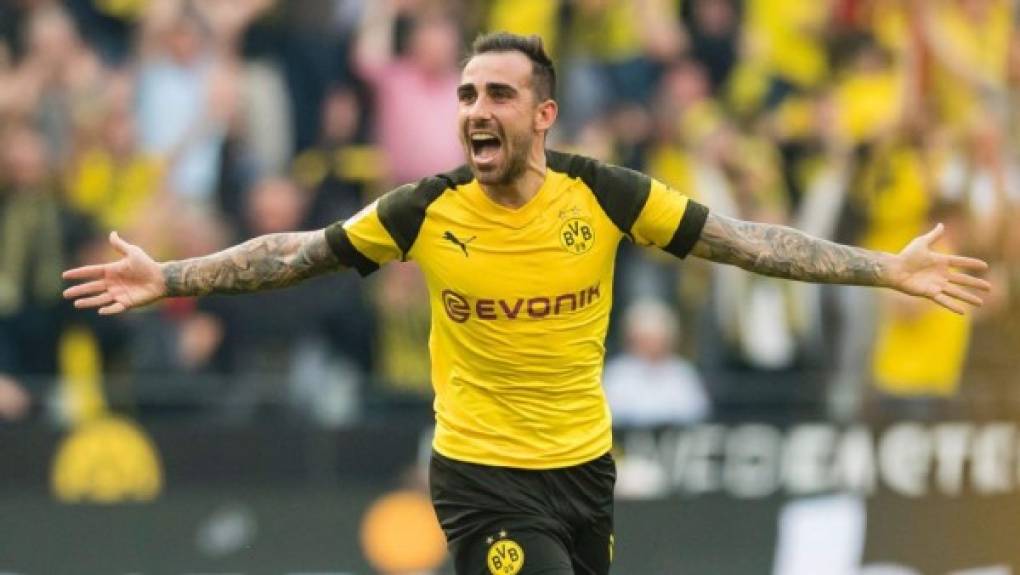 16. Paco Alcácer: El delantero español suma 17 goles con el Borussia Dortmund en la Bundesliga.
