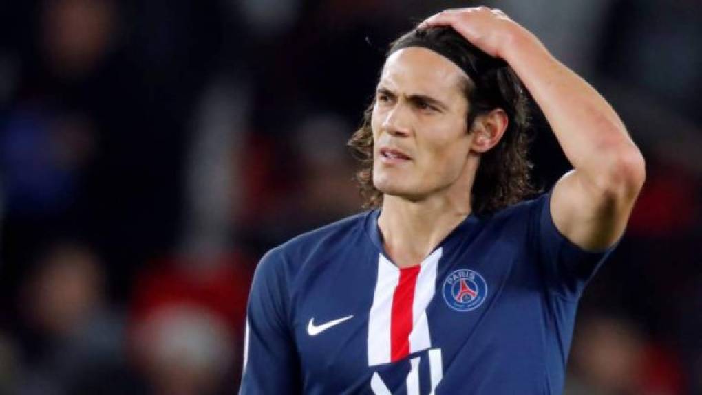 Edinson Cavani: El delantero uruguayo no entró en la convocatoria del PSG para enfrentarse este domingo al Lorient y rumores lo colocan a un paso del Atlético de Madrid.