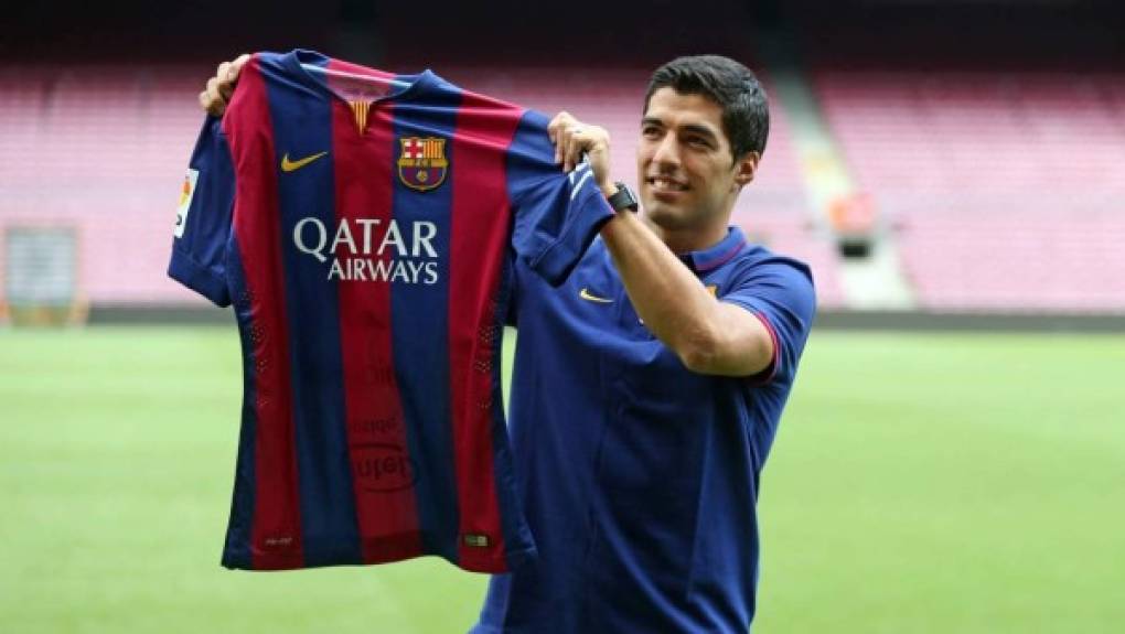5. Luis Suárez (del Liverpool al Barcelona, en 2014), 81 millones de euros.