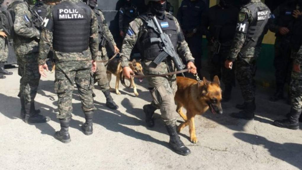Ayer hallaron armas, cocaína y computadoras en Centro Penal de San Pedro Sula.