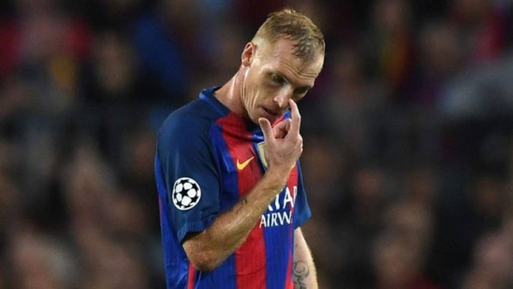 El central Jérémy Mathieu será de los primeros jugadores que Valverde hará que salga en el Barcelona informan medios españoles.