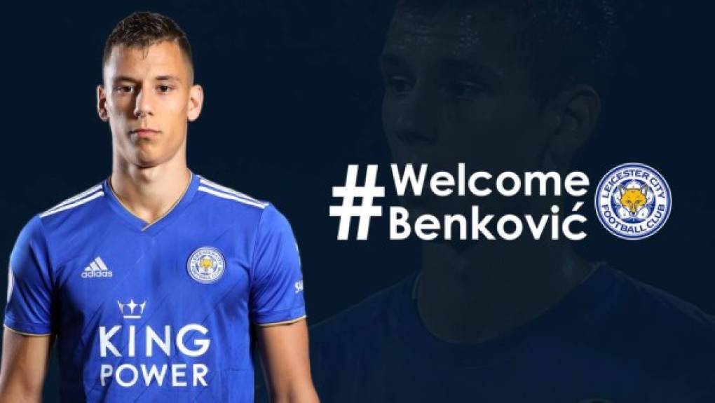 El Leicester ha fichado al central croata Filip Benkovic por 14.500.000 €. Firma hasta junio de 2023.