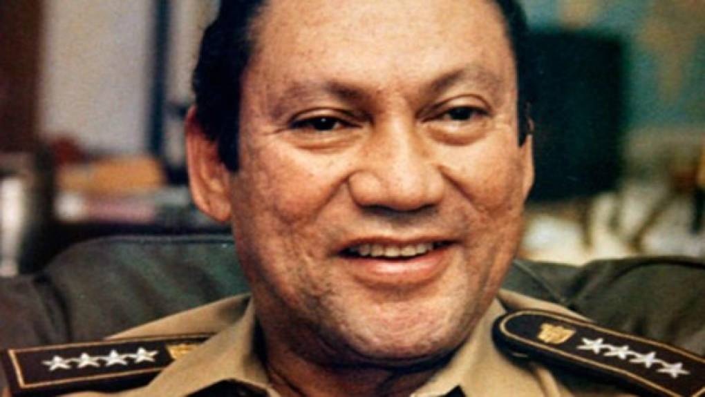 El general Manuel Noriega - Dictador panameño en ejercicio del poder entre 1983 y 1989, Noriega estuvo fuertemente ligado al tráfico de drogas y armas.