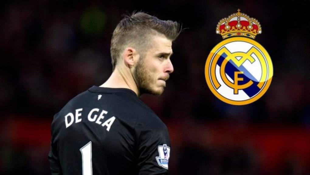 De Gea: Según medios británicos el Real Madrid ha lanzado su primera oferta: 43 millones de libras (unos 49'6 millones de euros) por el portero al Manchester United. Sin embargo, no es suficiente, así que el Real Madrid volverá a la carga incluyendo a James o Isco para acabar de convencer a Mourinho, indican.