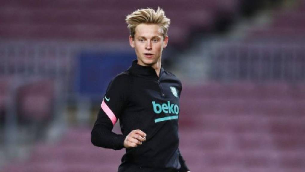 Frenkie de Jong: El holandés estará en el centro del campo del Barcelona.