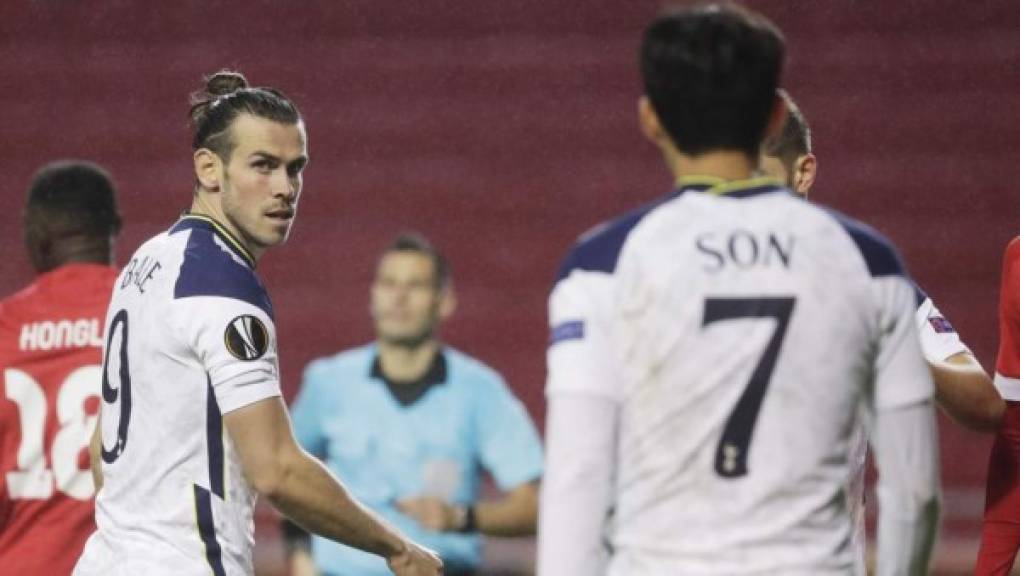 Apenas 14 encuentros ha disputado Bale con la camisa de los 'Spurs'. Opacado por Heung-Min Son, Harry Kane y Lucas Moura.