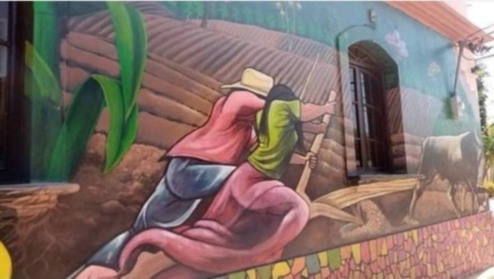 Arada se une a otros municipios como Cantarranas, Santa Lucía y Ajuterique que le apuestan al muralismo para activar su turismo rural.