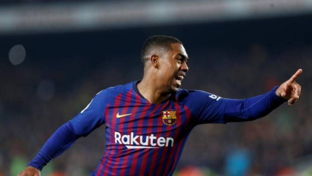 Malcom: El brasileño será uno de los delanteros del Barcelona ante las bajas de Messi y Luis Suárez.