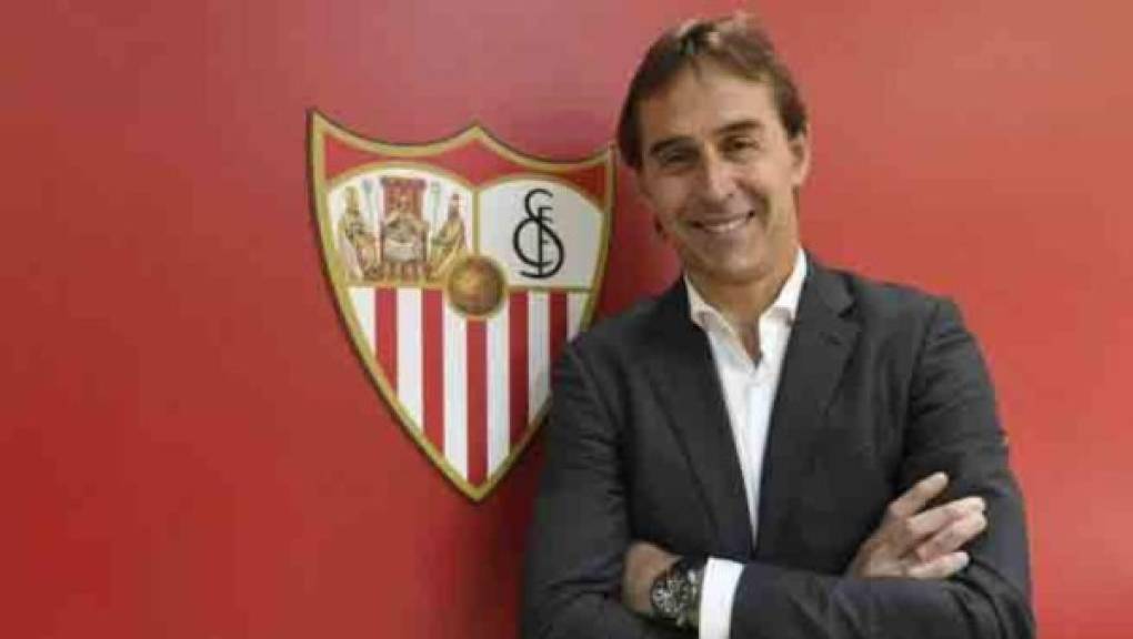 Julen Lopetegui: Llegó a un acuerdo para renovar con el Sevilla y será entrenador del club andaluz hasta el 30 de junio de 2024.
