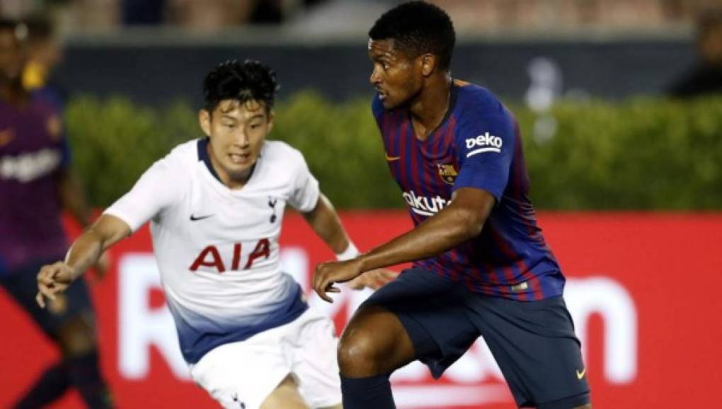 Marlon Santos: El central brasileño de 22 años de edad es otro de los que aparece en la lista negra de Ernesto Valverde.