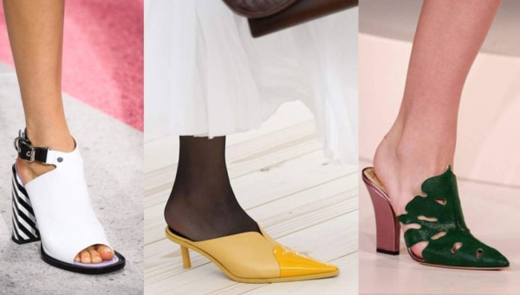 Los zapatos destalonados estrenan 'look”