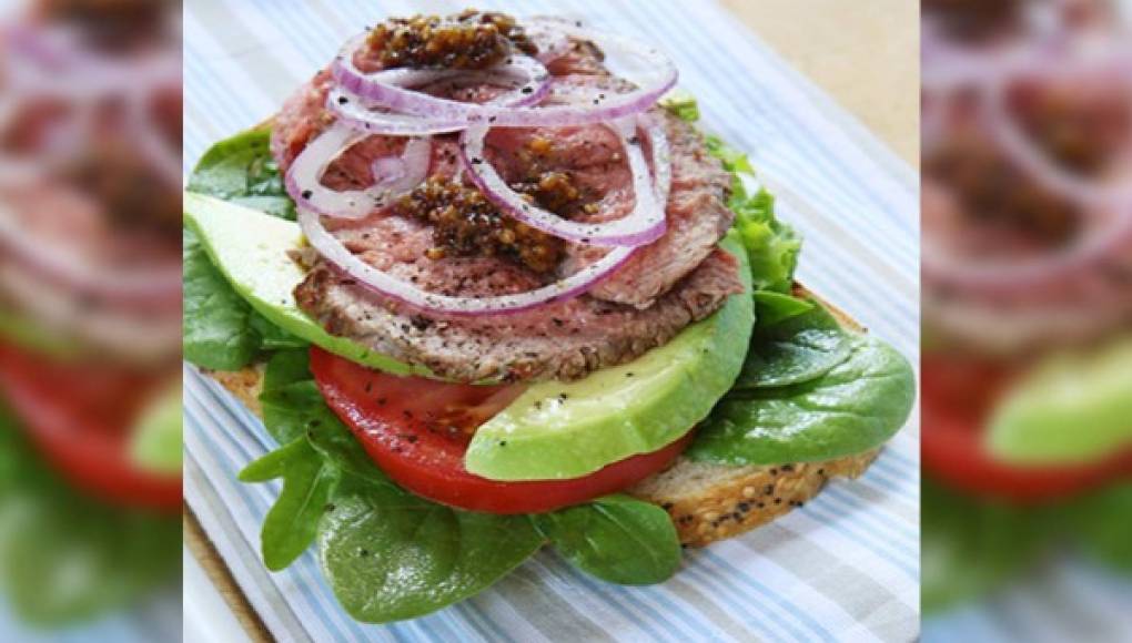 Receta de tostada de filete de res