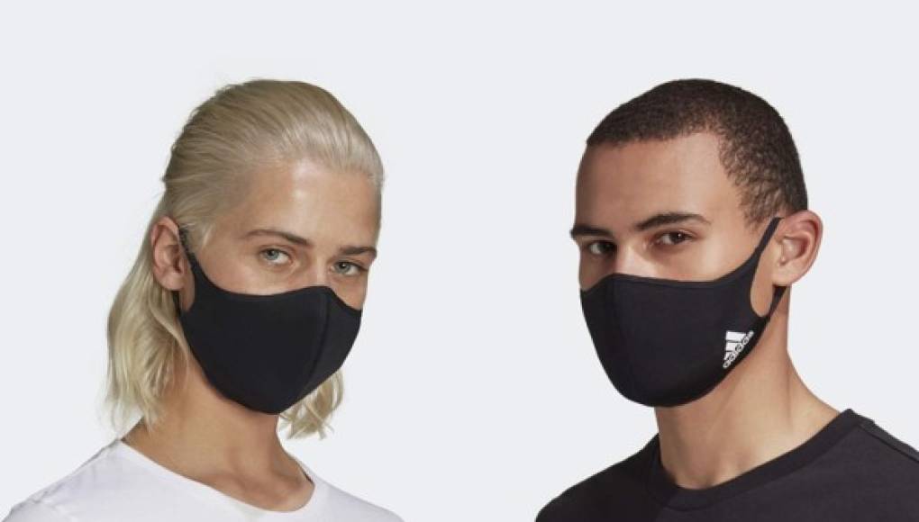 Adidas crea mascarillas faciales