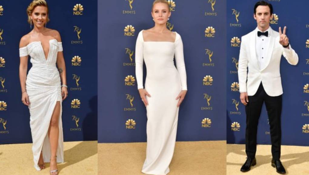 La alfombra roja en los Emmy: blanca, glamorosa y política  
