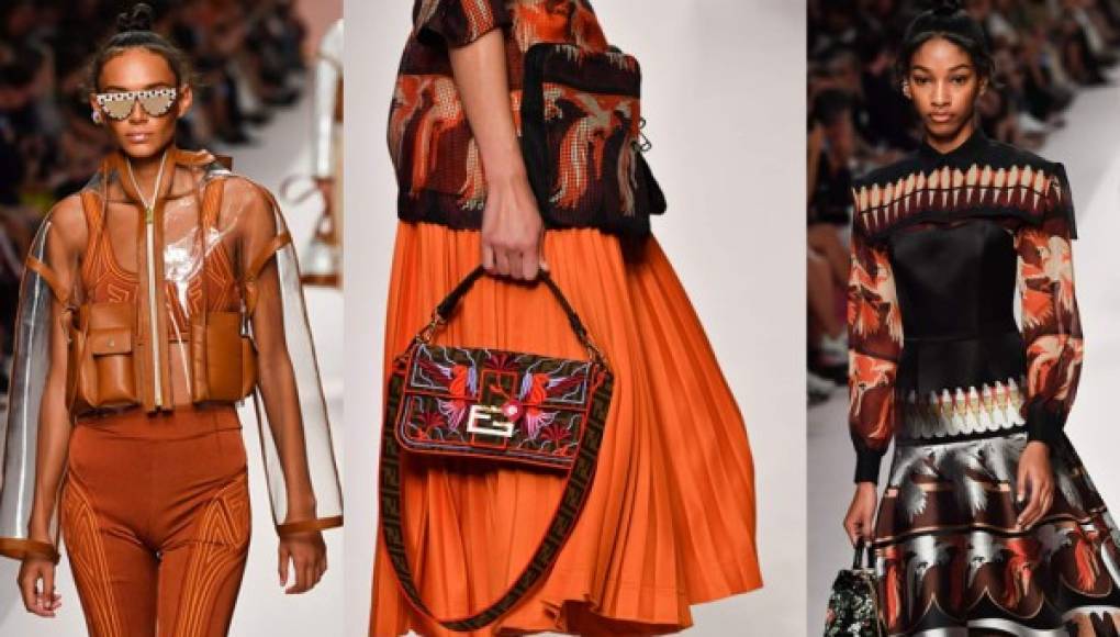 Las guerreras de Fendi y los desgarros de Prada desfilan en Milán