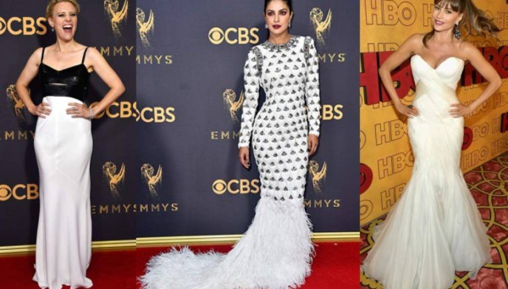 El blanco fue el ganador sobre la alfombra roja de los Emmys