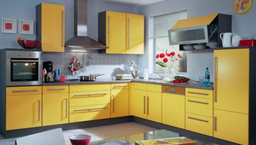 El amarillo: perfecto para la cocina