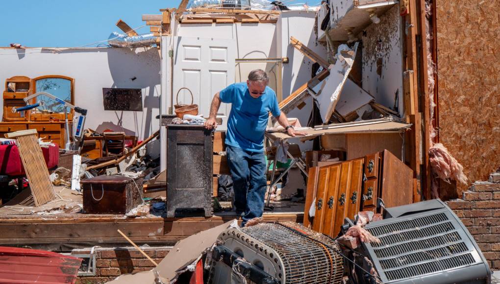 Unas mil personas residen en este pueblo de Oklahoma que fue impactado por un tornado de categoría EF3.
