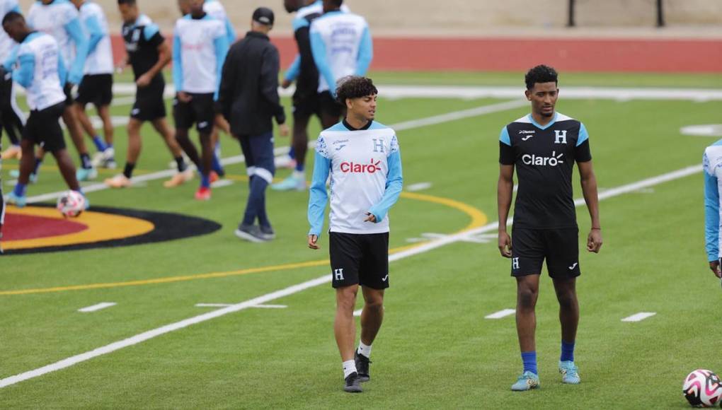 David Ruiz y Douglas Martínez se unieron este domingo a la concentración de la Selección de Honduras en Dallas, Estados Unidos.