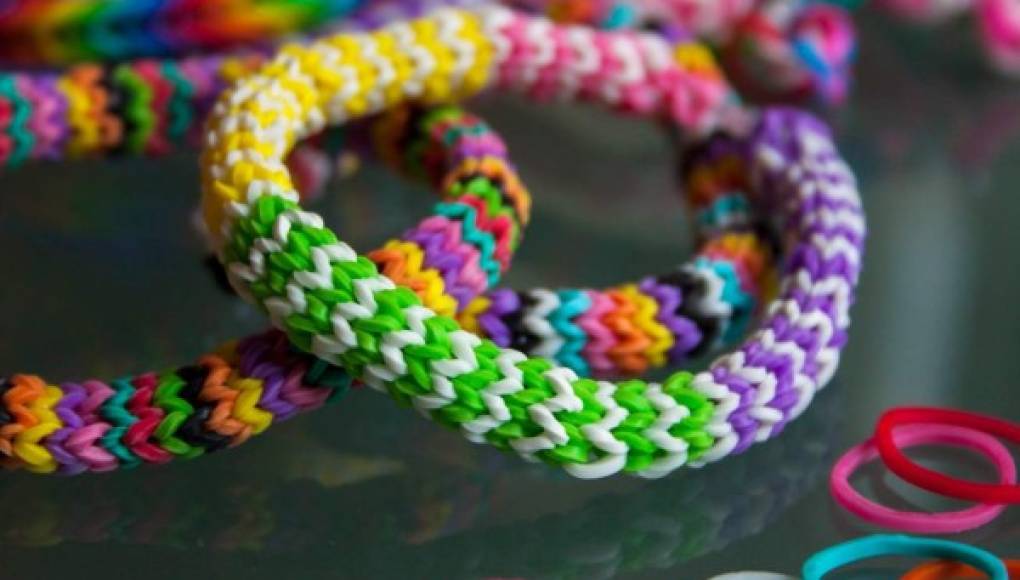 La fiebre de las pulseras de goma