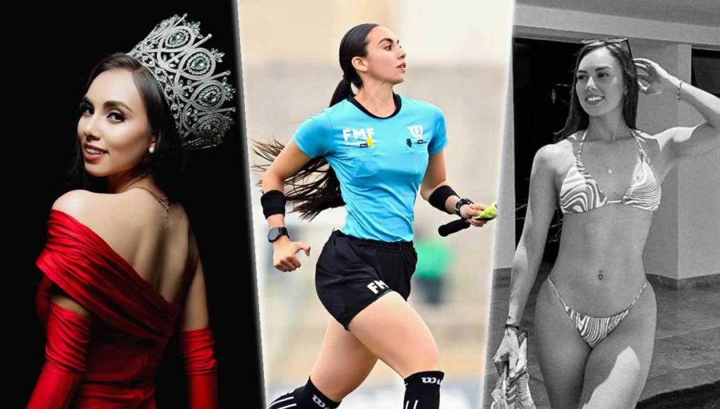 La hermosa Selene Figueroa ha pasado de ser Reina de Belleza para dedicarse a ser árbitra profesional en el fútbol mexicano, deporte que ha practicado desde niña.
