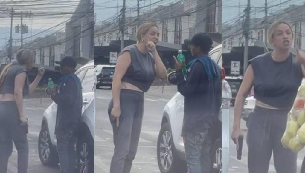 El video de una mujer amenazando a un limpiador de vidrios en Tegucigalpa se hizo viral la seman pasada en redes sociales. El clip, grabado por un conductor que estaba en el semáforo, muestra a la joven evidentemente alterada e intimidando al joven. 