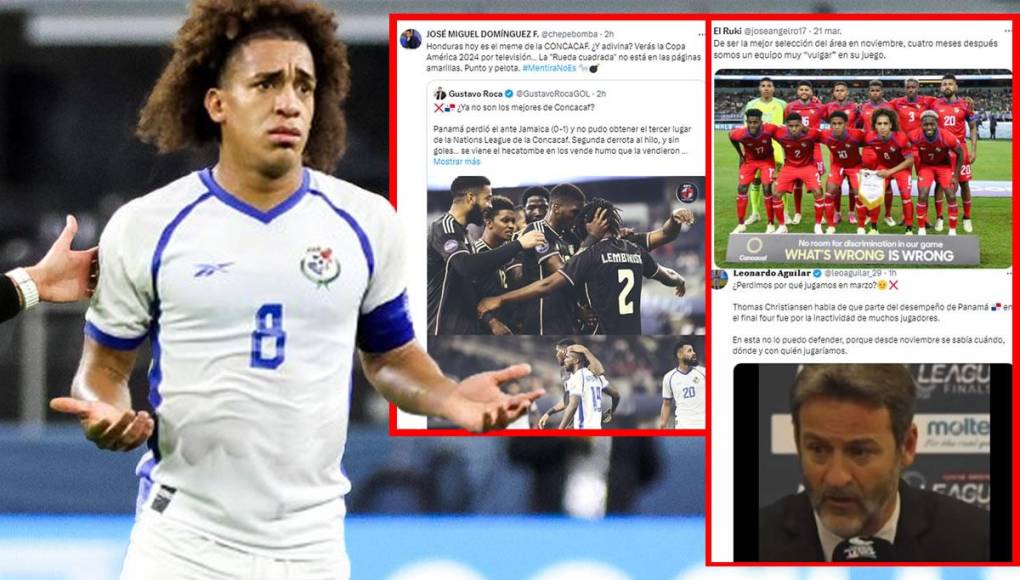 Duras críticas a la Selección de Panamá tras la derrota frente a Jamaica en partido por el tercer lugar. Periodistas hondureños atizan y los panameños reaccionan ardidos.