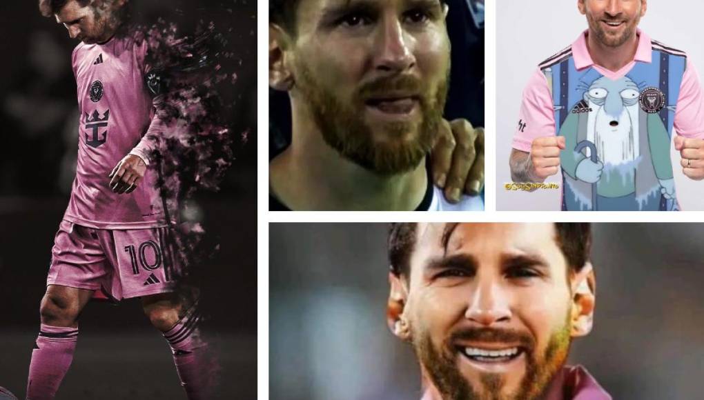 Los otros memes a Messi que dejó la eliminación del Inter Miami ante el Monterrey de México en la Copa de Campeones de la Concacaf.