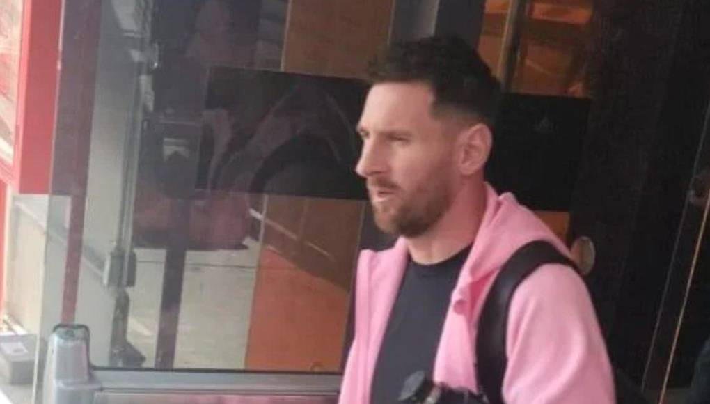 Lionel Messi está en México bajo un fuerte dispositivo de seguridad.